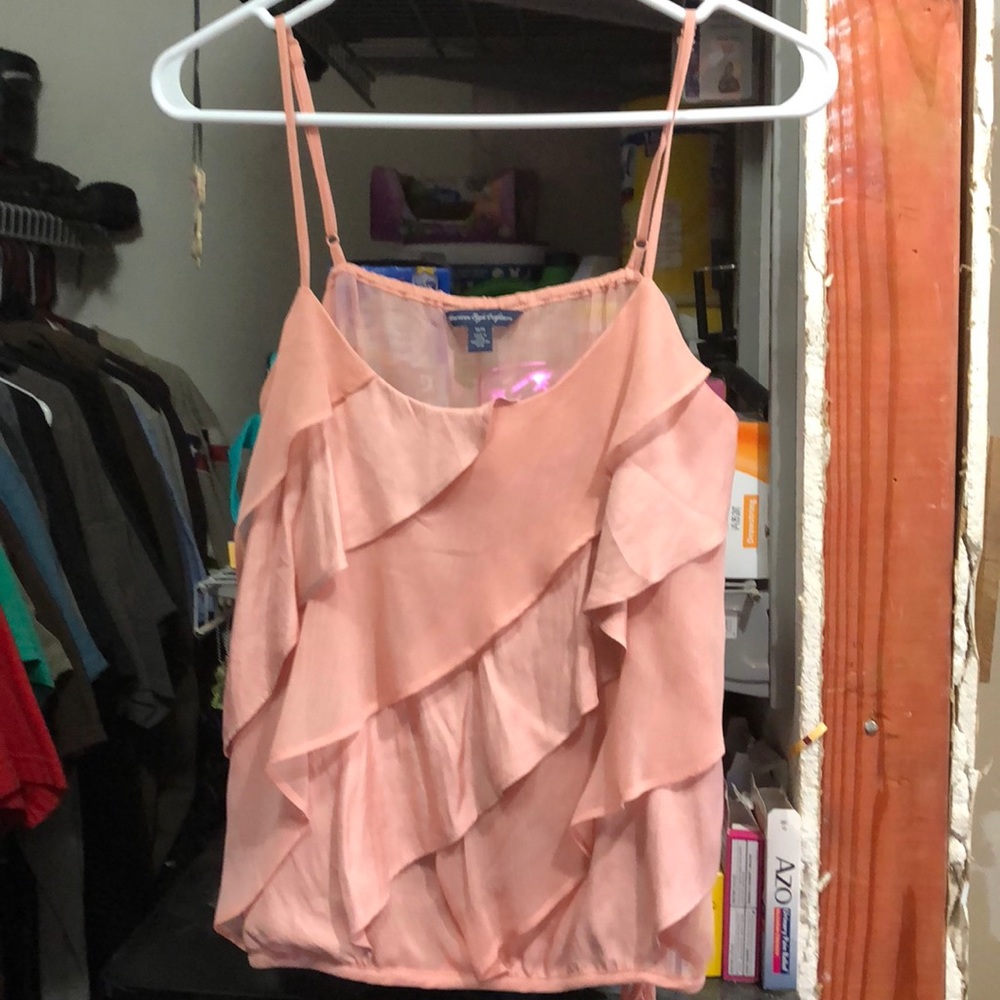Blush crop top